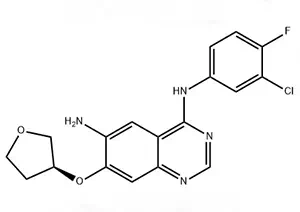 (S)-N4-(3-chloro-4-fluorophenyl)-7-(tetrahydrofuran-3-yloxy)quinazoline-4
